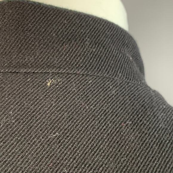 RRL by RALPH LAUREN Size S Black Twill Wool Double Breasted Coat - Picture 6 of 9